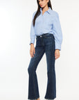 Kancan Full Size Mid Rise Flare Jeans