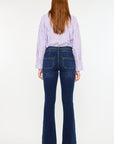 Kancan High Rise Double Waistband Flare Jeans