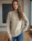 Turtleneck Long Sleeve Sweater