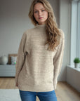 Turtleneck Raglan Sleeve Sweater