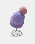 Gradient Knit Hat with Pompom