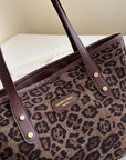 Leopard Polyester Tote Bag