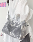 Tie-Dye Canvas Crossbody Bag