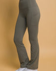 Love Tree High Waist Flare Active Leggings with Side Pockets