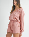 MABLE French Terry Hooded Romper