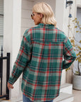 Mandy Plaid Button Up Long Sleeve Shirt