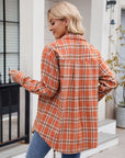 Mandy Plaid Button Up Long Sleeve Shirt