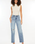 Kancan Ultra High Rise Distressed Straight Jeans