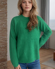 Mock Neck Long Sleeve Sweater