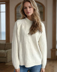 Mock Neck Long Sleeve Sweater