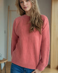 Mock Neck Long Sleeve Sweater