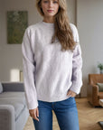 Mock Neck Long Sleeve Sweater