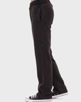 Mono B Elastic Waist Fleece Pants with Pockets