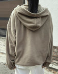 Mountain Quarter Zip Long Sleeve Hoodie