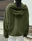 Mountain Quarter Zip Long Sleeve Hoodie