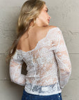 Ninexis Be Kind Off The Shoulder Lace Top