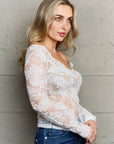 Ninexis Be Kind Off The Shoulder Lace Top