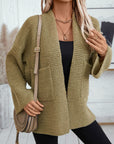 Open Front Long Sleeve Cardigan