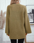 Open Front Long Sleeve Cardigan