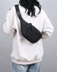 Oxford Cloth Adjustable Strap Sling Bag