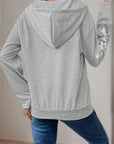 Perfee Half Zip Long Sleeve Hoodie