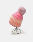 Gradient Knit Hat with Pompom