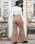 Plus Size Pocketed Flare Pants