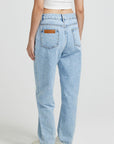 Light Gray Pocketed Straight Leg Jeans