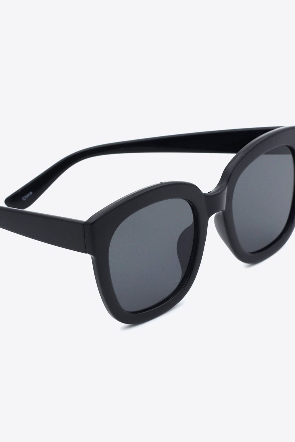 Dark Slate Gray Polycarbonate Frame Square Sunglasses