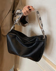 PU Leather Adjustable Strap Crossbody Bag