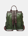 PU Leather Large Backpack Bag