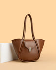 PU Leather Shoulder Bag with Pouch