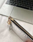 PU Leather Tassel Trim Card Case