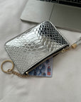 PU Leather Tassel Trim Card Case