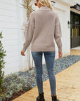 Quarter-Zip Collared Neck Sweater