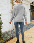 Quarter-Zip Collared Neck Sweater