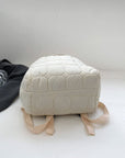 Quilted Polyester Backpack Bag