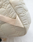 Quilted Polyester Backpack Bag