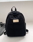 Quilted Polyester Backpack Bag