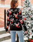 Reindeer Round Neck Sweater