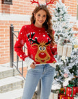 Reindeer Round Neck Sweater