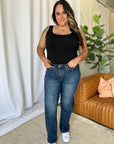 RFM Full Size High Rise Straight Tummy Control Jeans