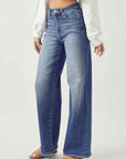 Risen Full Size High Rise Wide Leg Jeans