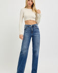 RISEN Full Size Tummy Control High Rise Jeans