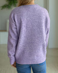 Round Neck Drop Shoulder Long Sleeve Sweater