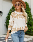 Round Neck Long Sleeve Sweater