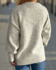 Round Neck Long Sleeve Sweater