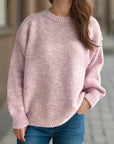 Round Neck Long Sleeve Sweater