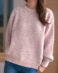 Round Neck Long Sleeve Sweater