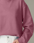 Round Neck Long Sleeve Sweatshirt